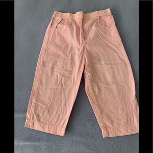 Lili Gaufrette adorable girls gingham cotton pants